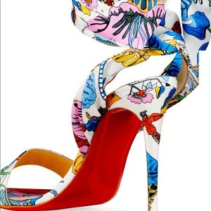 Christian Louboutin Satin Heels